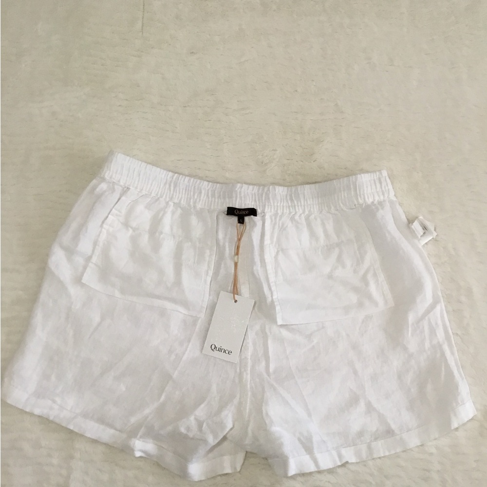 Quince 100% European Linen Shorts size large - Picture 6 of 13